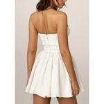 House Of CB  Katherine Strapless Corset Mini Dress, White, Small Photo 1