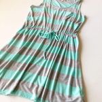 Olive & Oak Striped Drawstring Waist Dress Photo 2