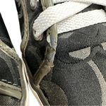 Coach  DEE Black/Gray Monogram C Fabric Sneakers Women's Shoes‎ Size 8 Photo 5