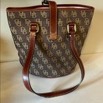 Dooney & Bourke Brown Monogram Tote Bag Photo 2