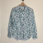 Garnet Hill Signature Organic Pima Cotton Button Down in Green Garden Toile Photo 2