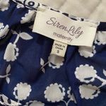 Siren Lily  small maternity sheer button up blouse Photo 6