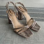 Sam Edelman  Kia Block Heel Sandal Snake Print Womens Size 11 Photo 3