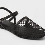 A New Day Vanna Fishnet Slingback Flats with Memory Foam Insole Photo 0