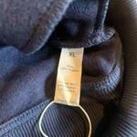 Halara  NWT Oversized Navy Fleece Crewneck Sweatshirt XL Athleisure Cozy Photo 4