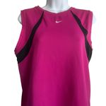 Nike Women Top L Fuchsia Stretch Activewear Textured Sporty Running Walk Gym Photo 7