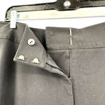Caslon  size 16‎ Black trouser dress pants embroidered bottom detail Photo 3