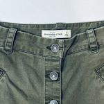 Abercrombie & Fitch Utility A-Line Mini Skirt - Olive Green - 0 Photo 9