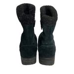 Sorel Women's Water Fall Black Suede Winter Boots Size 7 Photo 4