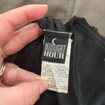 Midnight Hour 90s Vintage Dark Fairy Lace Black & Gold Bodysuit With Sheer Flouncy Tutu Size M Photo 6