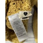 Madewell  Women’s Basket-weave Stitch Sweater - Golden Yellow / Size XS Photo 3