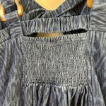 Anthropologie‎ Pilcro Ikat sleeveless denim mini sundress size XS Blue Photo 11