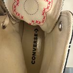 Converse Chuck Taylor All Star Lift Platform Black Flower Floral Stitching 5.5 Photo 5