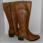 Steve Madden  brown leather tall boots size 7.5 (Lonnny) Photo 0