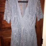 Nordstrom Blue Lace Romper Photo 0