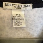 Rebecca Malone Leopard Print Zip Vest Fleece Lined Animal Print PXL Photo 2