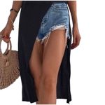 American Eagle distressed Hi rise shorts size 6 Photo 6