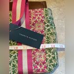 Tommy Hilfiger  Colorful Fabric And Faux Leather Satchel Handbag Shoulder Bag NWT Photo 12