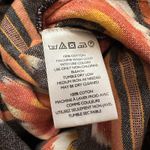 Anthropologie Staring at Stars  orange, black & cream cotton mini skirt size 10 Photo 4