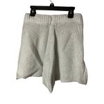 We Wore What  Womens XS Pull On Sweater Shorts Light Gray Cozy Chunky Knit New Photo 1