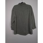 12th Tribe Nashville nights oversized olive shacket One Size Photo 2