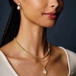 Kendra Scott White Pearl Earrings Photo 2