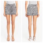 J.Crew  Linen Cotton Black Dot Print Ruffle Hem Short w/Pockets, 8 Photo 1