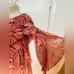 MISA Los Angeles  Medium Selena Feeling Groovy Pink And Orange Mini Dress  NWT Photo 2