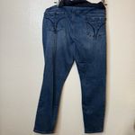 Indigo Blue Maternity Jeans Straight Leg Full Panel Size Extra Large XL Photo 3