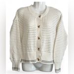 Magaschoni  Cream Open-Knit Cardigan Photo 2