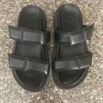 8 by YOOX LEATHER PLATFOM SANDALS size 6 Photo 2