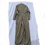 Athleta | NWT BROOKLYN LONG SLEEVE JUMPSUIT IN MOSS GREEN SIZE 8 Photo 9