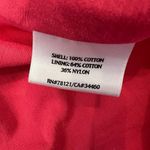 Eileen Fisher cotton trench overcoat, watermelon color, size Petite Medium EUC Photo 11