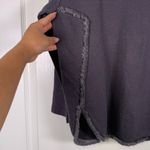 Zaroo Charcoal Gray Long Sleeve Blouse BOXY Oversize Size Small EUC #2789 Photo 4