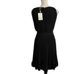 Alex Marie NWT Midnight Fantasy Pleated Sleeveless 3D Flower Hem Dress. … Photo 4