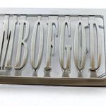 L.A.M.B. of God Chrome Metal Logo Belt Buckle 2007 Congregation Fan Club Photo 7