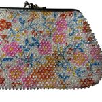 Handmade Vintage White Pink Red Blue Lumured Corde Bead Bag Hand Bag Wallet Coin Purse Photo 3