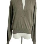 Good American  Size 1/2  Top Blouse Pullover Olive Sweater Pullover Photo 0