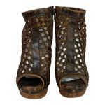 Five Worlds Ana Open Toe Heeled Sandals Size 7 NWOB Brown Photo 5