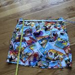 Loudmouth Multicolored Fairway Postcards From The‎ Wedge Golf Skort 6 Pickleball Photo 8