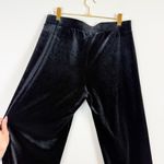 Jude Connally Trixie Black Stretch Velvet Wide Leg Pull On Pants‎ Size Small Photo 7