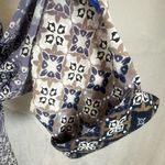 Rebecca Malone Vintage  beautiful button down print top with cami size large Photo 5