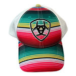 Ariat  Women's Multicolor Striped Print Snapback Baseball Hat Photo 0