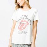 The Rolling Stones  Cropped Vintage Graphic Tee Photo 1