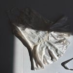 Victoria's Secret Vintage Victoria’s Secret gold label Cream Satin Nightgown lace detail small Photo 5