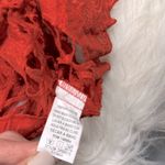 None Red Lace Women's Top size small new with tags Photo 3