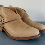 Koolaburra by UGG Santa Barbara Dame Leather Light Tan Harness Ankle Booties Size 6.5 Photo 0