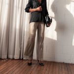 Petal and Pup WALKER PLISSE PANTS - SILVER Photo 3