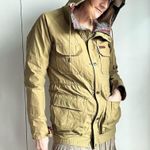 Vintage Penfield Utility Jacket Khaki Hooded Lined Hiking Outdoor Gear Gopcore Size M Photo 14