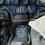 Delia's Delia’s Bailey Flare Jeans Blue Size 1/2 Short Photo 2